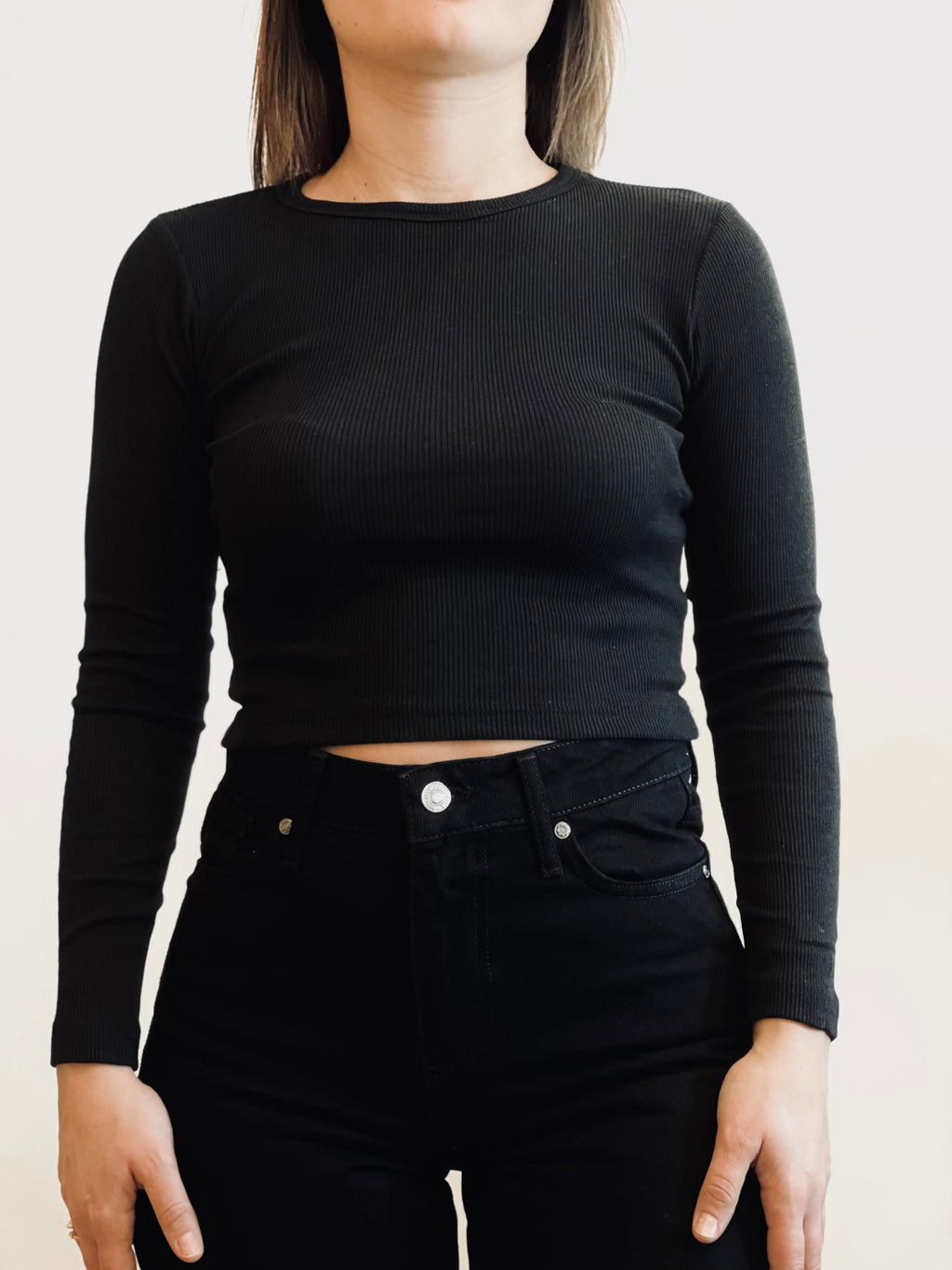 Maglietta Crop Top Cotone Donna