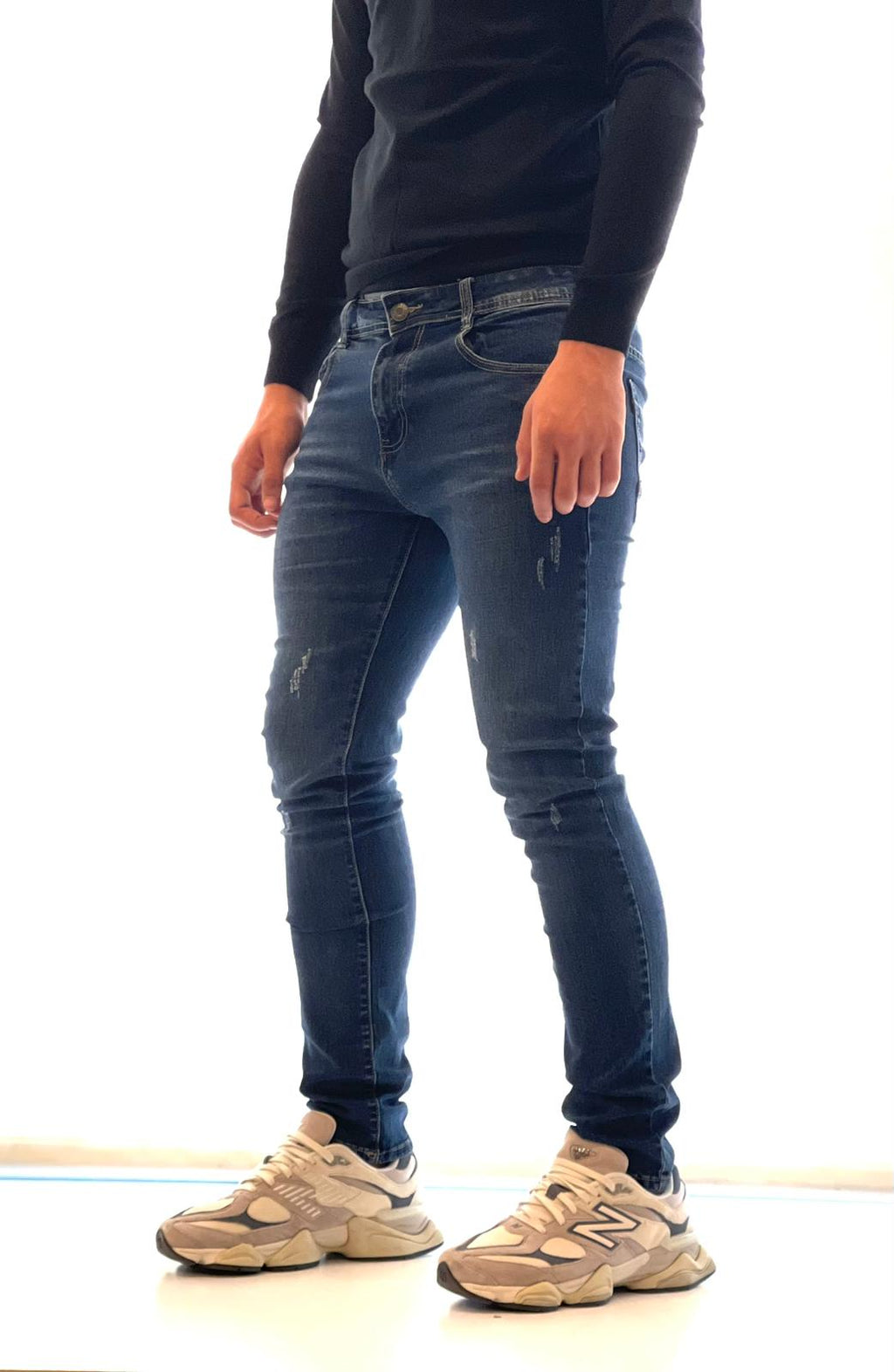 Jeans Uomo Skinny Graffiato - Stile Urban