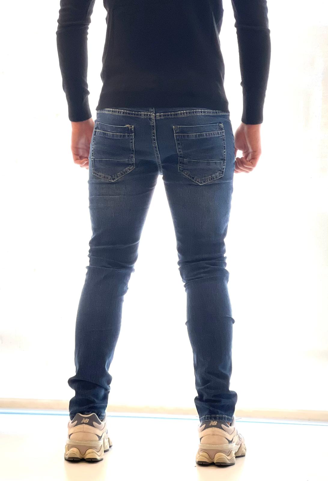 Jeans Uomo Skinny Graffiato - Stile Urban